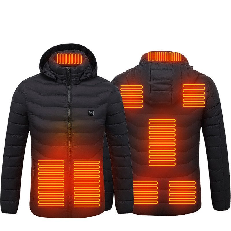 New Heated Jacket Coat USB Electric Jacket Cotton Heater Thermal Clothing Heating Vest - Image 4