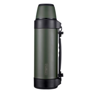 Portable Military Travel Teapot, Large Coffee Cup, Kettle – Army Green, 1500ML