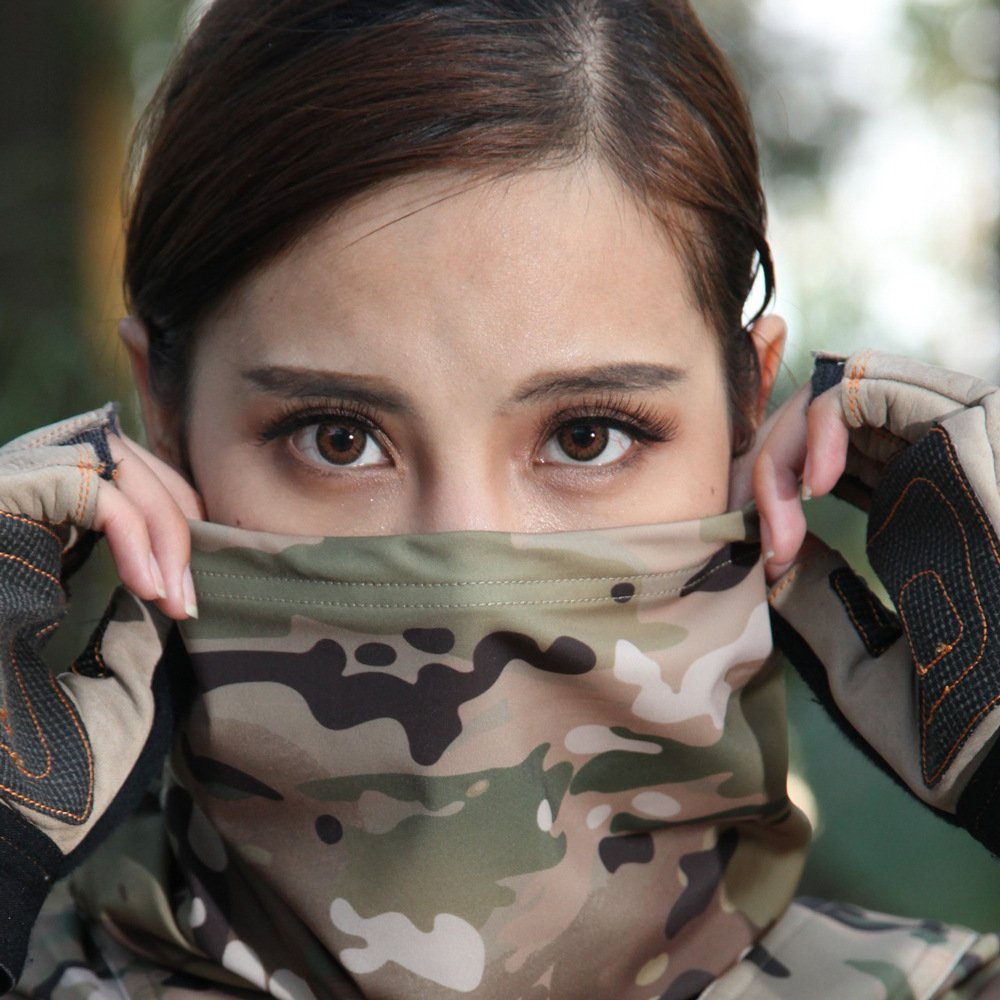 Camouflage riding turban Military fan accessories quick-drying turban - Image 4