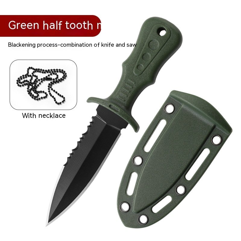 Outdoor Knife Straight Knife Camping Portable Fruit Knife - Image 7