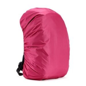 Waterproof Camo Backpack Cover – Rose Red, 70L
