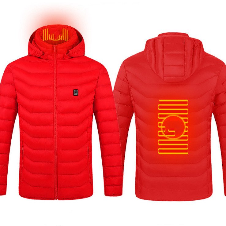 New Heated Jacket Coat USB Electric Jacket Cotton Heater Thermal Clothing Heating Vest - Image 9