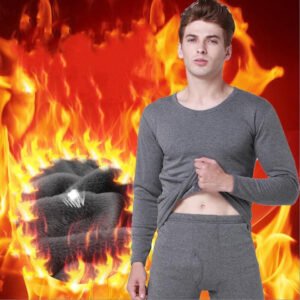 Men’s thick and velvet thermal underwear suit