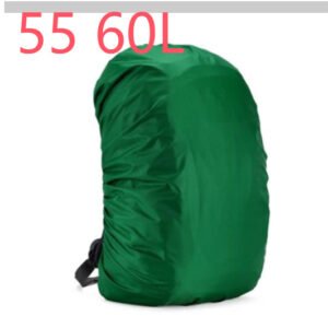Waterproof Camo Backpack Cover – Green, 55 60L