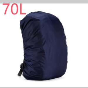 Waterproof Camo Backpack Cover – Navy Blue, 70L