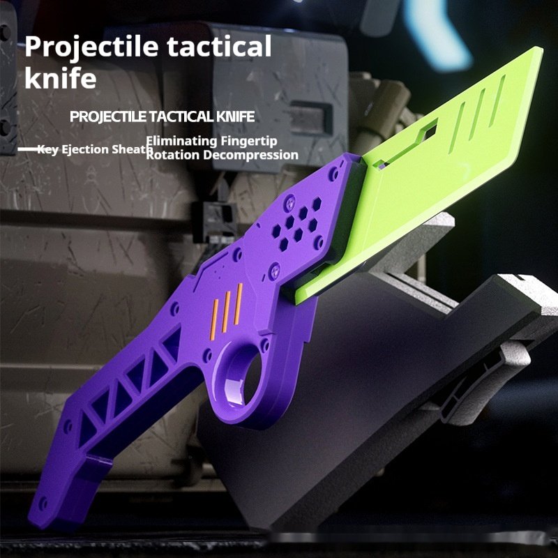 Rotating Tactical Knife Toy Fingertip Rotating Decompression Toy - Image 2