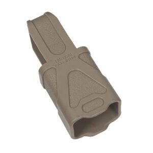 Rubber Fast Buckle Thick Spring Clip Sleeve – 9mm Sand Color