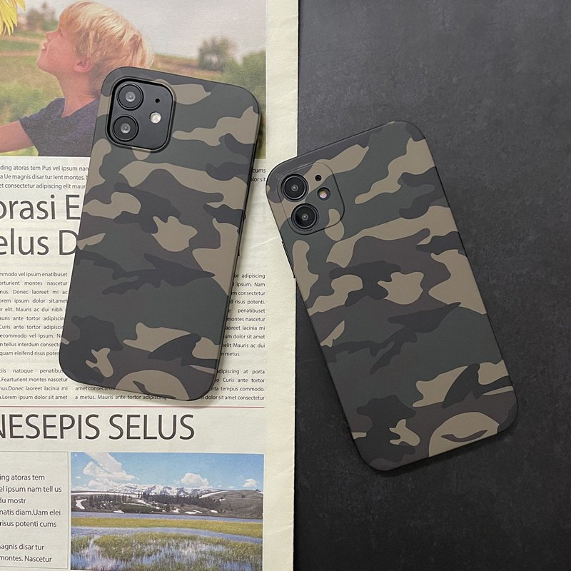 Fashion Camo Army Green Phone Case - Image 2