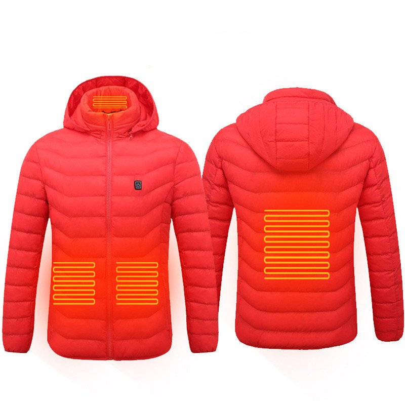 New Heated Jacket Coat USB Electric Jacket Cotton Heater Thermal Clothing Heating Vest - Image 10