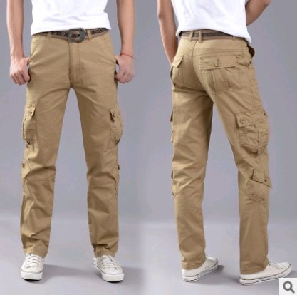 Men's multi-pocket overalls military pants casual trousers sports outdoor men's clothing - Image 7
