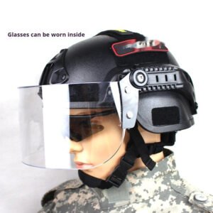 Transparent Anti-riot Protective Patrol Tactical Helmet