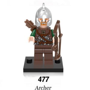 Roman Knights Legion Military Soldier Minifigure Assembled Building Block Toys – Archer