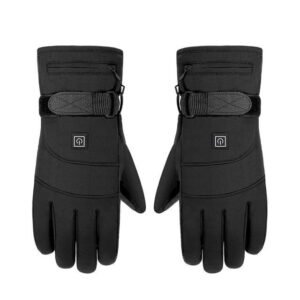 Winter Electric Heated Gloves Motorcycle Touch Screen Gloves – Lithium battery, 3XL