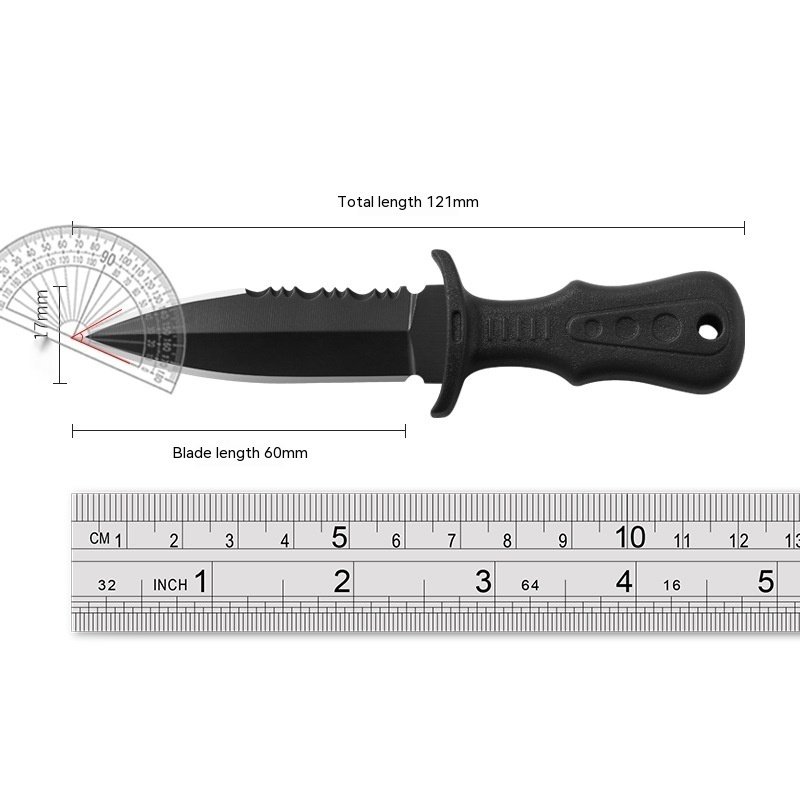 Outdoor Knife Straight Knife Camping Portable Fruit Knife - Image 2