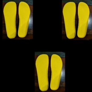 Sports insoles military training men and women sweat odor and breathable thickening shock absorption basketball running insoles summer – Yellow 3PCS, 36.