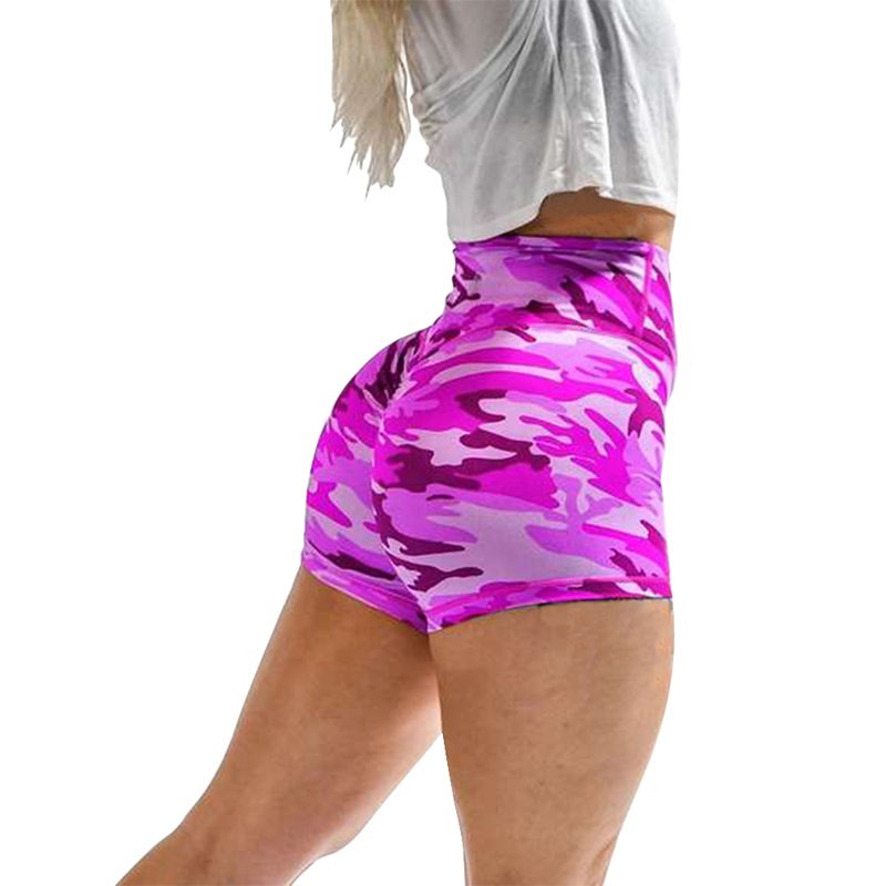New Camouflage Army Green Hips High Waist Shorts - Image 7