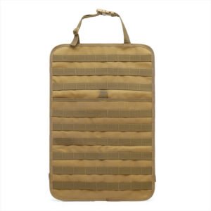 Multi-function Car Back Seat Tactical MOLLE Storage Organiser – Tan