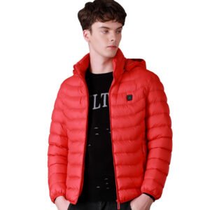 Heated Vest Smart Electric Heating Jacket Men Women Waistcoat Winter – Red1, XL