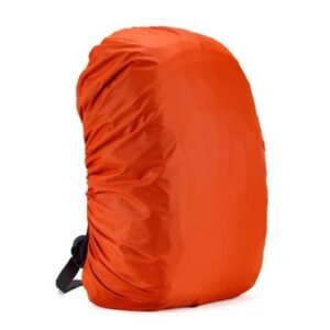 Waterproof Camo Backpack Cover – Orange, 70L
