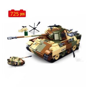Assembled Building Blocks World War 2 Children’s Puzzle – Panther