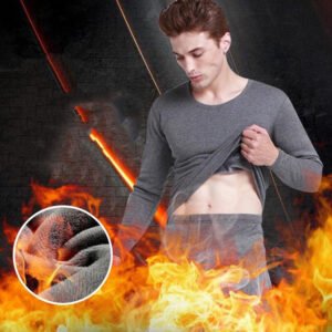 Men’s thick and velvet thermal underwear suit