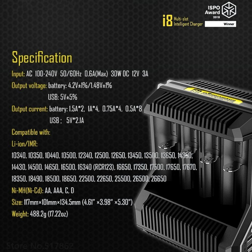 Knightcol I8 fast lithium battery charger - Image 4