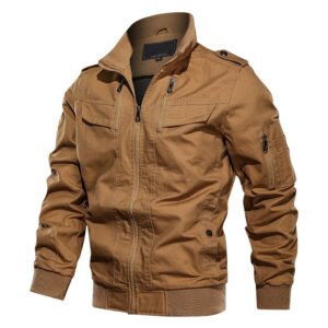 Loose outdoor casual military work jacket