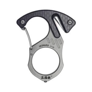 Stainless Steel Multifunctional Keychain Self Defense Tool – 046carbon fiber color