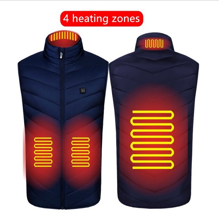 Heated Vest Washable Usb Charging Electric Winter Clothes - Image 2