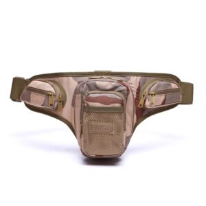 Waterproof Oxford Cloth Army Camouflage Style One-shoulder Messenger Journalist Photography Sports New Leg Bag – 6 Style