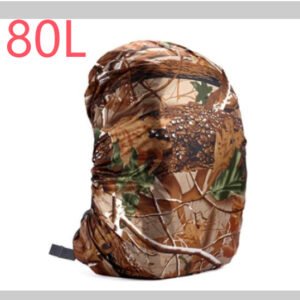 Waterproof Camo Backpack Cover – Leaves Camouflage, 80L