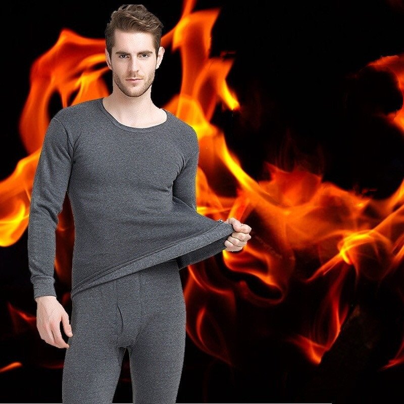 Men's thick and velvet thermal underwear suit - Image 3