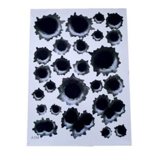Simulation Bullet Hole & Scratch Stickers – Bullets 1