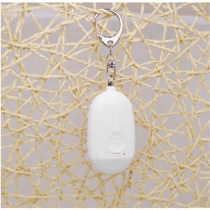 Anti-Wolf Self-Defense Alarm Woman Call For Help Personal Safety Alarm – White