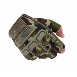 SEAL Free Soldier Half Finger Gloves Outdoor Combat Training Non-slip – Freeman camouflage, Onesize