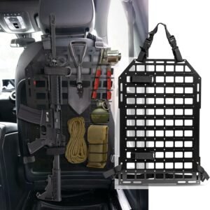 Tactical Rigid Car Seat Back MOLLE Platform