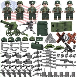 World War II military assembled building blocks