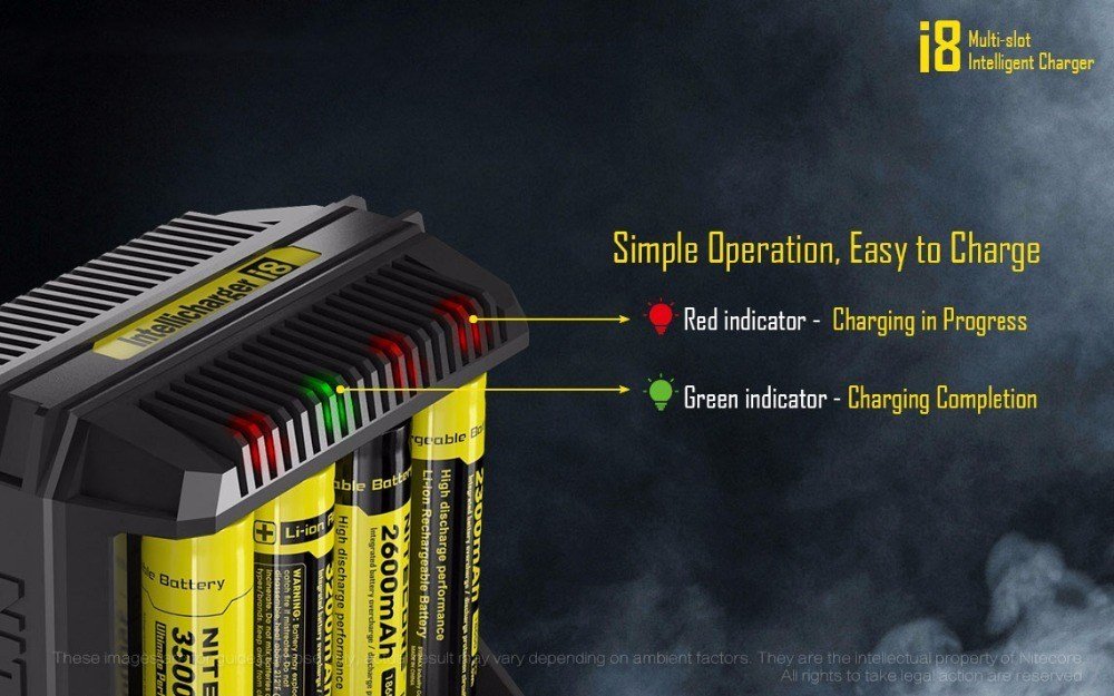 Knightcol I8 fast lithium battery charger - Image 7