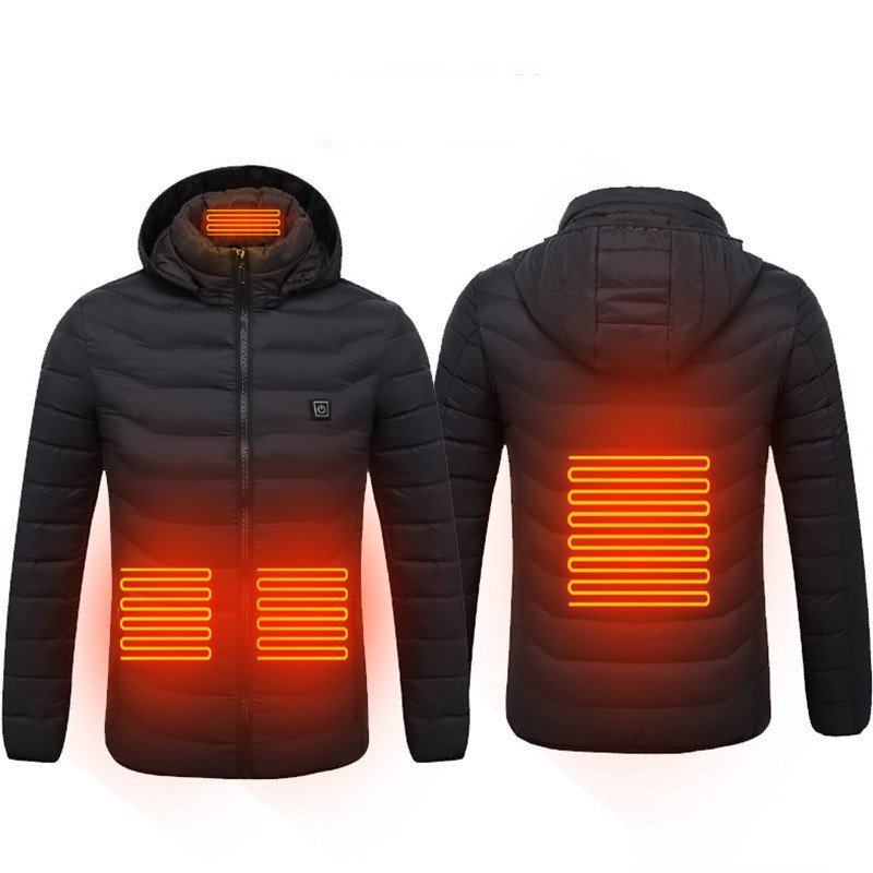 New Heated Jacket Coat USB Electric Jacket Cotton Heater Thermal Clothing Heating Vest - Image 3