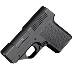 Focus One-click Trigger Linkage Decompression Toy Direct Punching Windproof Thick And Fine Smoke Pistol Lighter