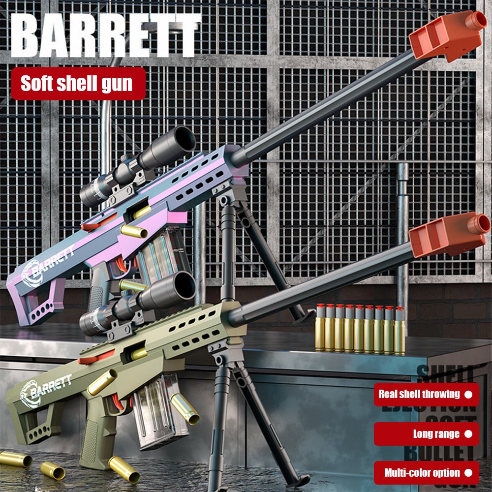 2024 Small Sniper Rifle Manual Loading Launchable Shell Ejection Soft Bullet Toy Gun Children And Boys Toys - Image 5
