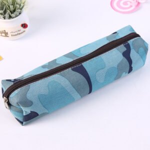 Stationery Creative Military Fashion Student Large Capacity Pencil Case – Blue, 205 5cm