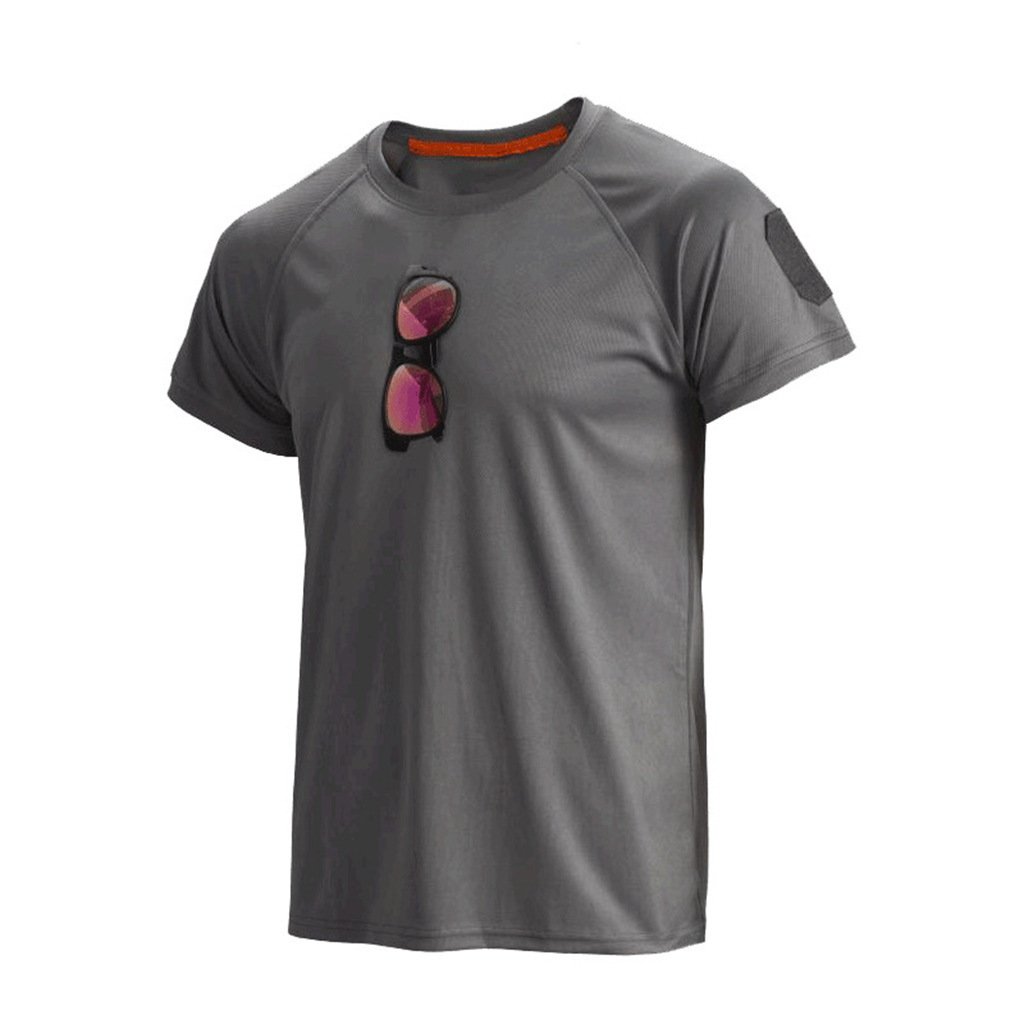 Loose Large Size Stretch Quick-drying Military Fan Training T-shirt - Image 4