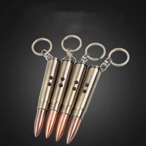 Bullet Keychain LED Laser Red Light Hand Lamp
