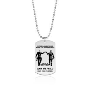 Stainless Steel Military Necklace Laser Engraving – NXD3