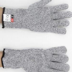 Rubber – dipped gloves against stabbing and cutting – Black Edge, S