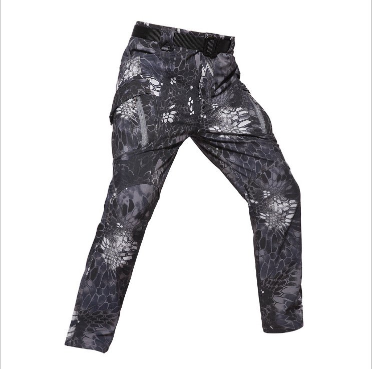 Tactical Pants Outdoor Assault Pants City Army Fan Pants Shark Skin Soft Shell Pants - Image 4