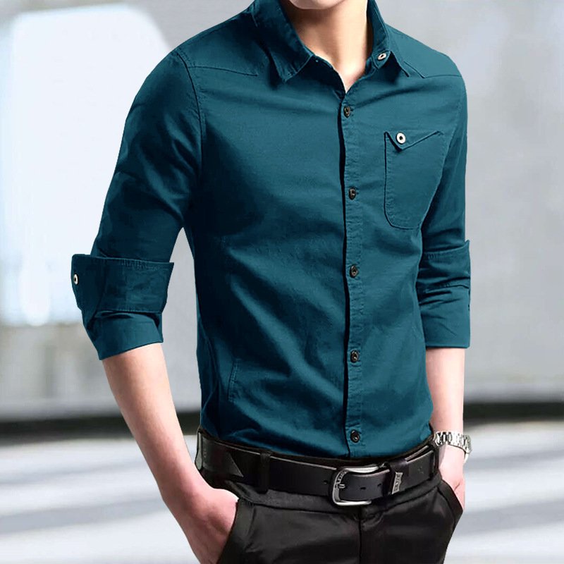 Casual Military Fit fit Multi-Pocket Shirt - Image 6