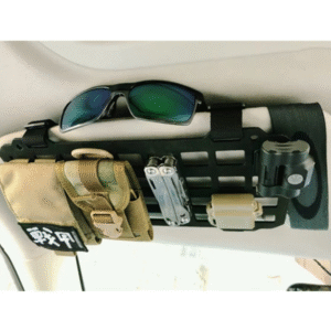 Tactical Rigid Vehicle Sun Visor MOLLE Orgsniser Platform