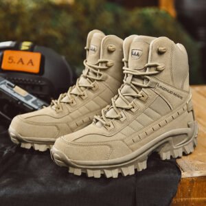 Large Size High Top Outdoor Tactical Boots Desert Boots Men’s Combat